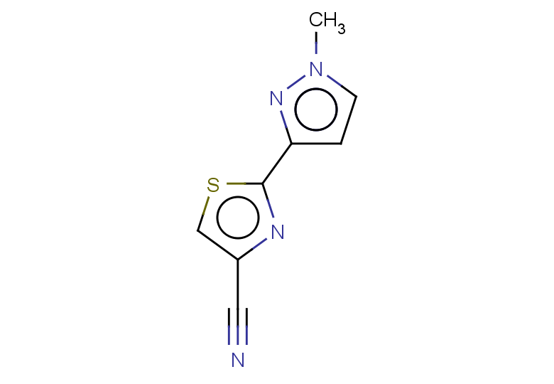 2-(1-methyl-1H-pyrazol-3-yl)-1,3-thiazole-4-carbonitrile