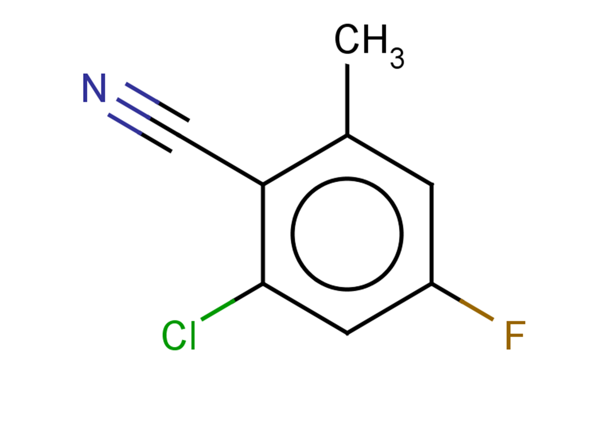 2-chloro-4-fluoro-6-methylbenzonitrile