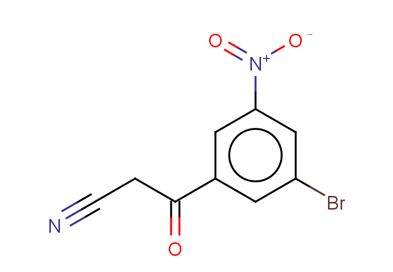 3-(3-bromo-5-nitrophenyl)-3-oxopropanenitrile