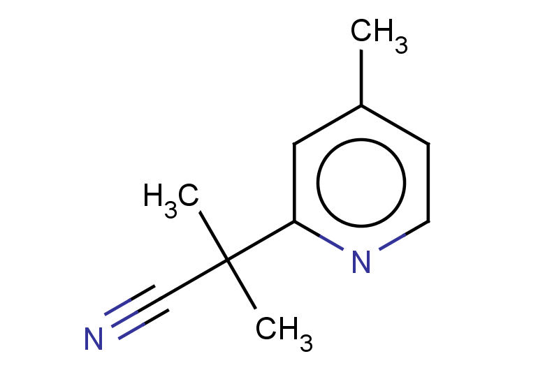 2-methyl-2-(4-methylpyridin-2-yl)propanenitrile