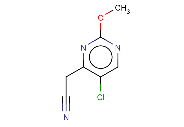 2-(5-chloro-2-methoxypyrimidin-4-yl)acetonitrile