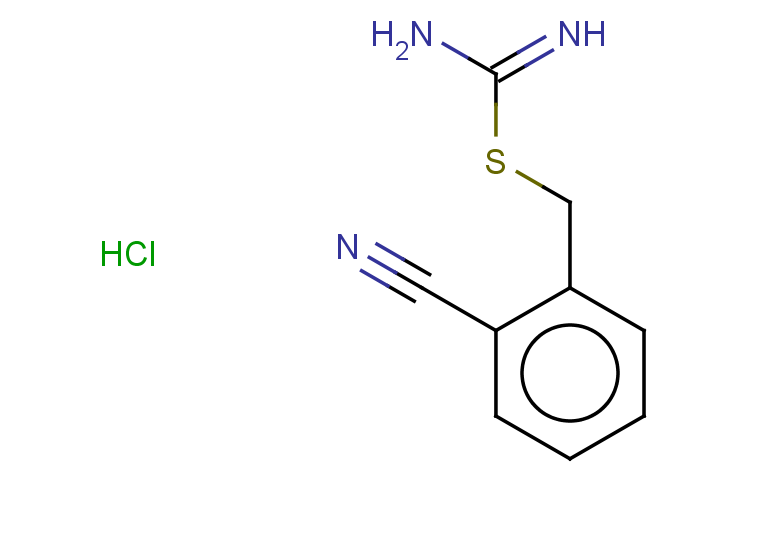 {[(2-cyanophenyl)methyl]sulfanyl}methanimidamide hydrochloride