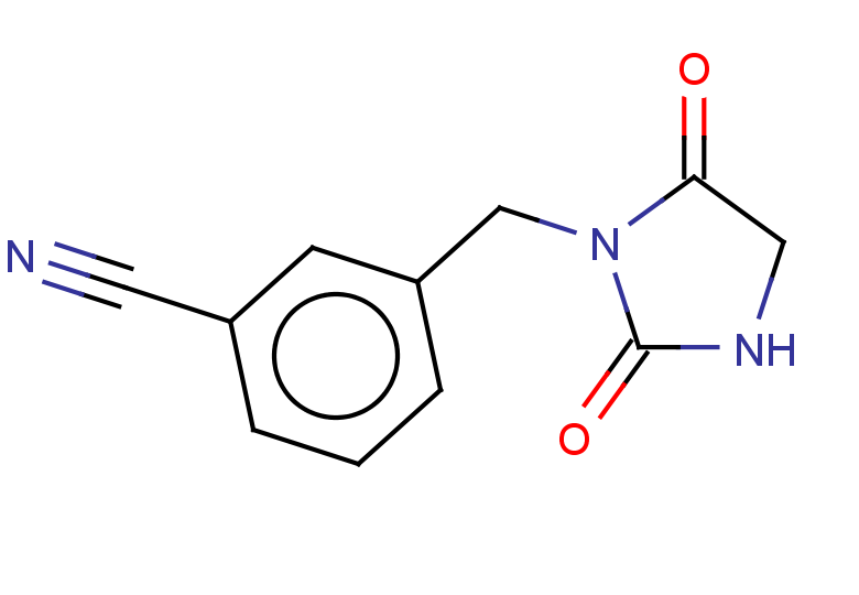 3-[(2,5-dioxoimidazolidin-1-yl)methyl]benzonitrile
