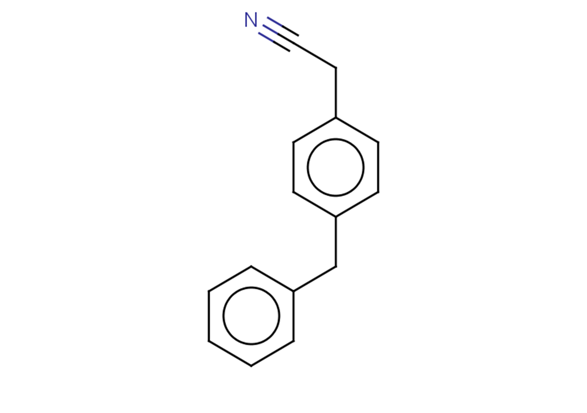 2-(4-benzylphenyl)acetonitrile