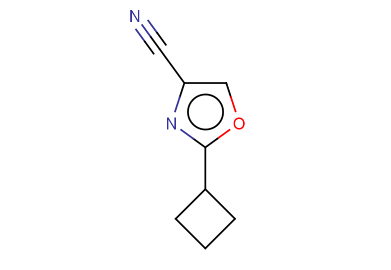 2-cyclobutyl-1,3-oxazole-4-carbonitrile