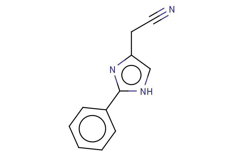 2-(2-phenyl-1H-imidazol-4-yl)acetonitrile