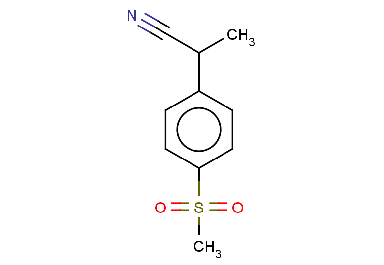 2-(4-methanesulfonylphenyl)propanenitrile