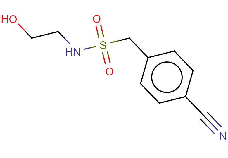 1-(4-cyanophenyl)-N-(2-hydroxyethyl)methanesulfonamide