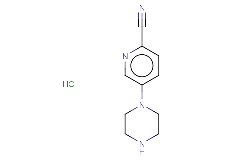 5-(piperazin-1-yl)pyridine-2-carbonitrile hydrochloride