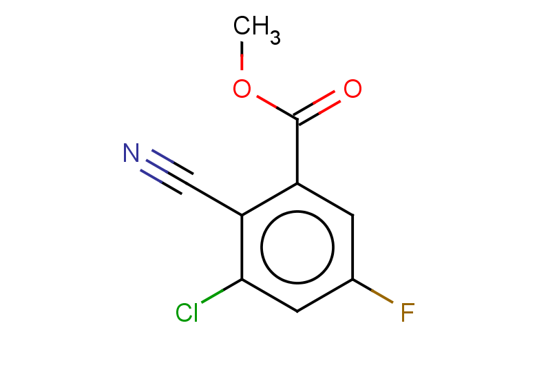 methyl 3-chloro-2-cyano-5-fluorobenzoate