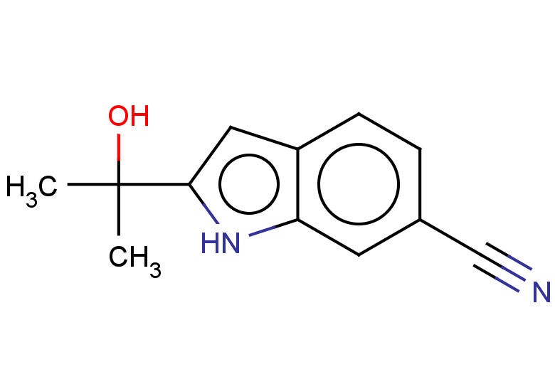 2-(2-hydroxypropan-2-yl)-1H-indole-6-carbonitrile