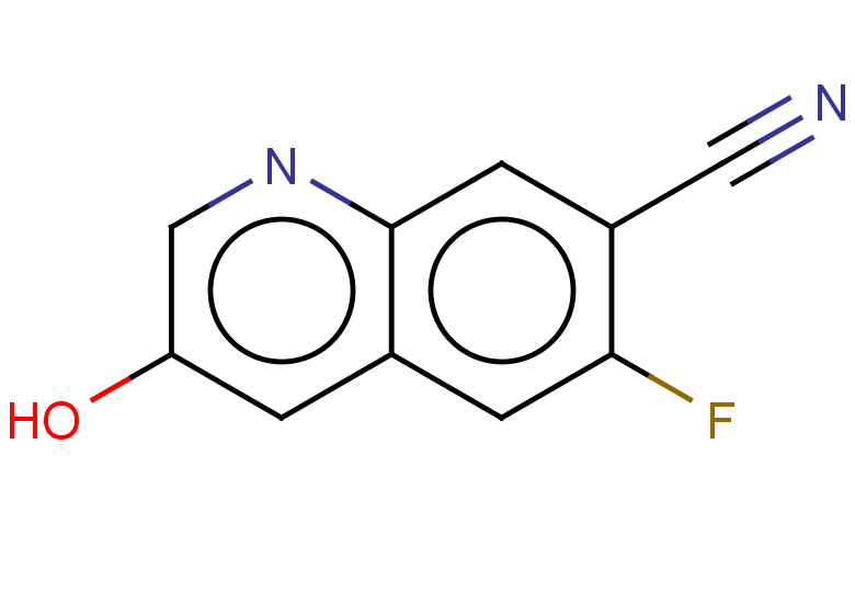 6-fluoro-3-hydroxyquinoline-7-carbonitrile