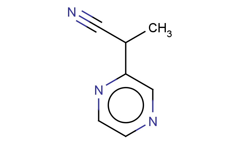 2-(pyrazin-2-yl)propanenitrile
