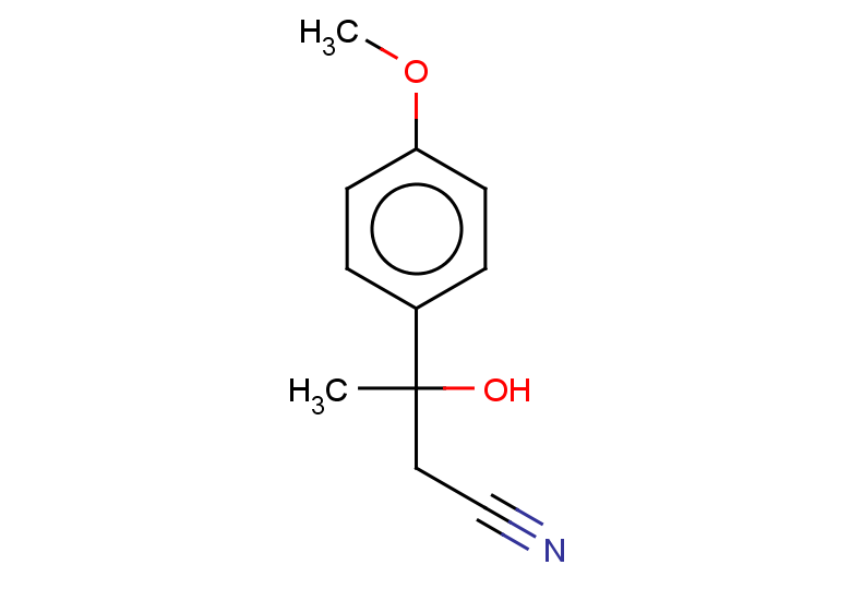 3-hydroxy-3-(4-methoxyphenyl)butanenitrile