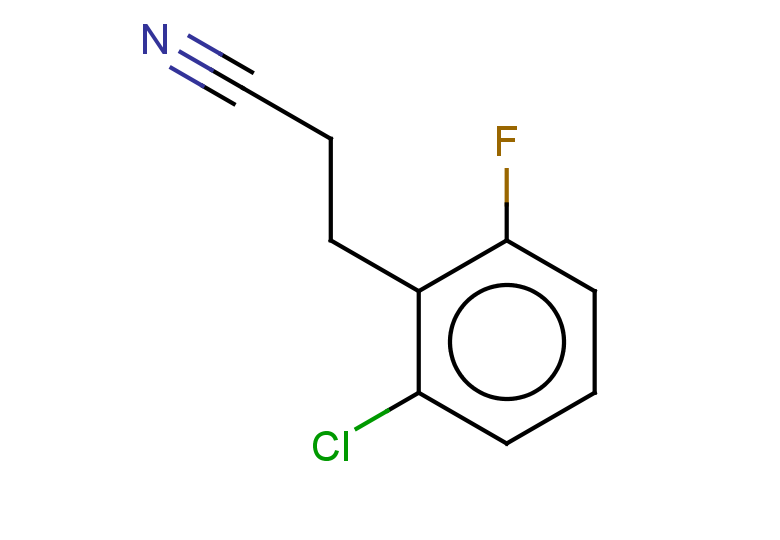 3-(2-chloro-6-fluorophenyl)propanenitrile