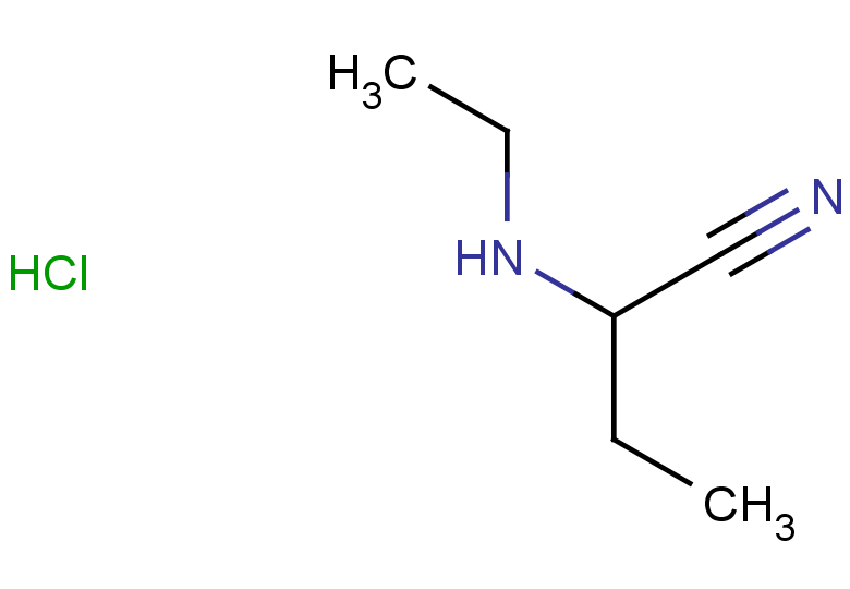 2-(ethylamino)butanenitrile hydrochloride