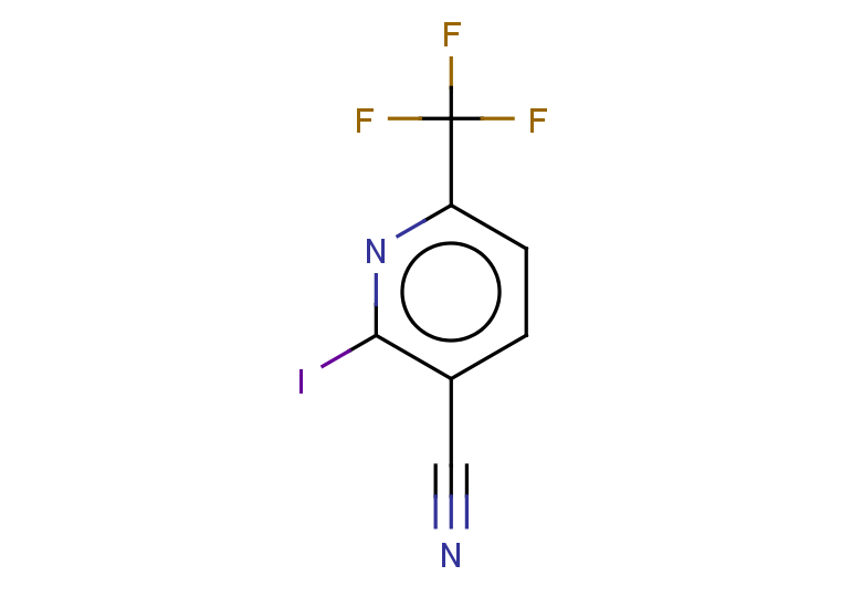 2-iodo-6-(trifluoromethyl)pyridine-3-carbonitrile