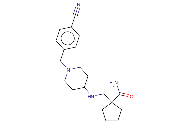 1-[({1-[(4-cyanophenyl)methyl]piperidin-4-yl}amino)methyl]cyclopentane-1-carboxamide