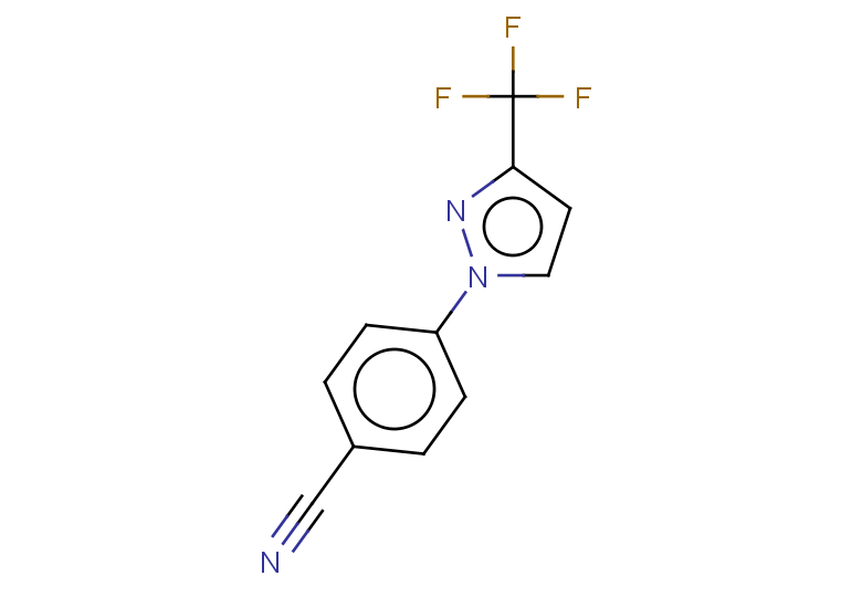 4-[3-(trifluoromethyl)-1H-pyrazol-1-yl]benzonitrile