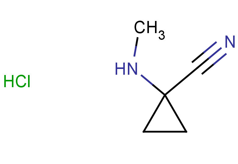 1-(methylamino)cyclopropane-1-carbonitrile hydrochloride