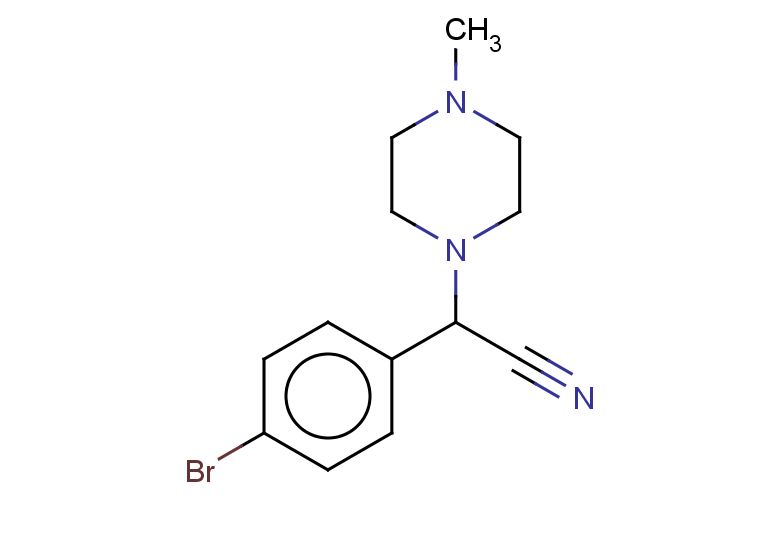 2-(4-bromophenyl)-2-(4-methylpiperazin-1-yl)acetonitrile