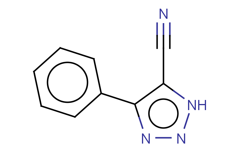 4-phenyl-1H-1,2,3-triazole-5-carbonitrile
