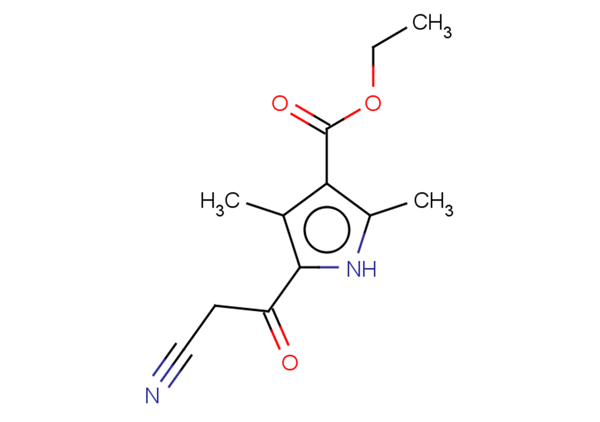 ethyl 5-(2-cyanoacetyl)-2,4-dimethyl-1H-pyrrole-3-carboxylate