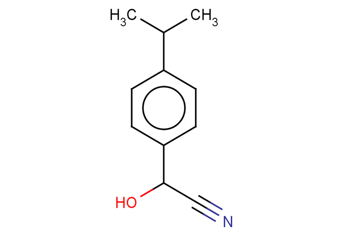 2-hydroxy-2-[4-(propan-2-yl)phenyl]acetonitrile