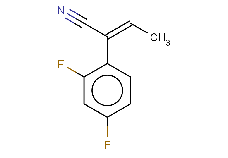 (2E)-2-(2,4-difluorophenyl)but-2-enenitrile