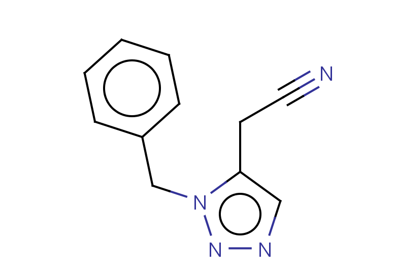 2-(1-benzyl-1H-1,2,3-triazol-5-yl)acetonitrile