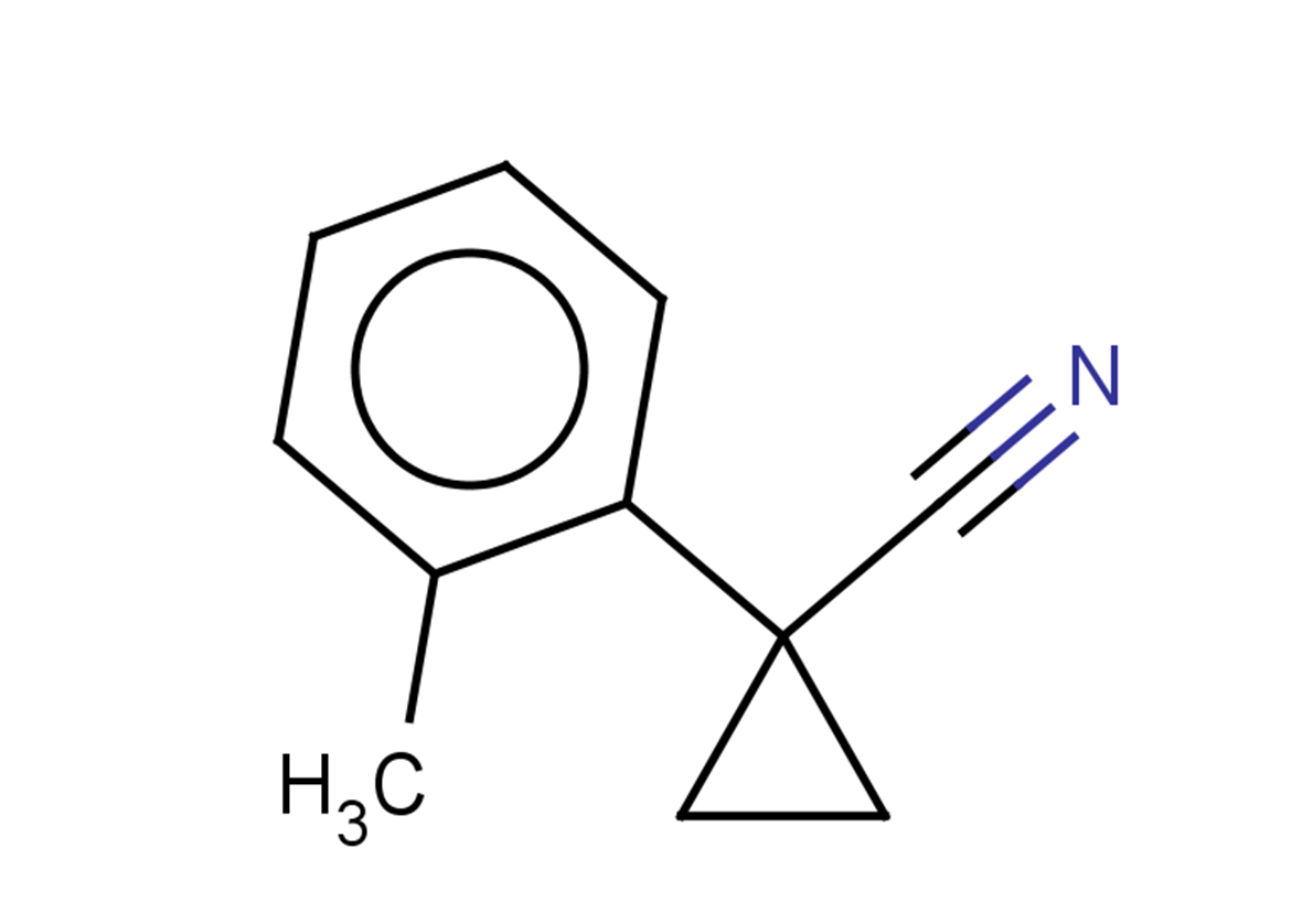 1-(2-methylphenyl)cyclopropane-1-carbonitrile