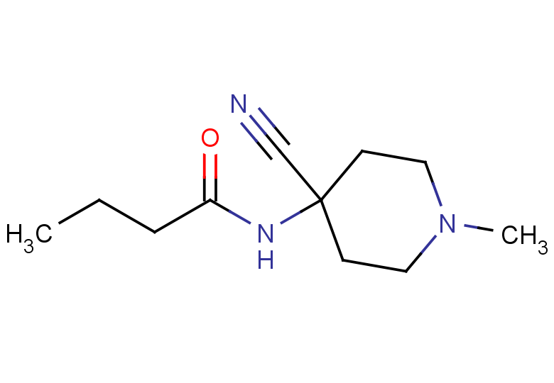 N-(4-cyano-1-methylpiperidin-4-yl)butanamide