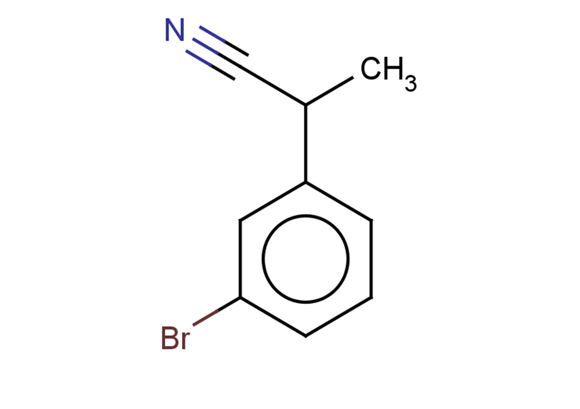 2-(3-bromophenyl)propanenitrile