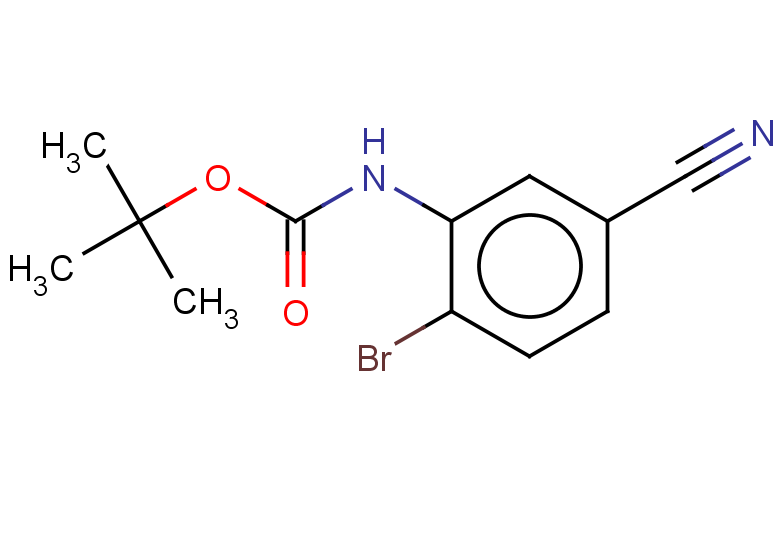 tert-butyl N-(2-bromo-5-cyanophenyl)carbamate