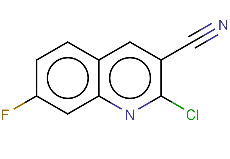 2-chloro-7-fluoroquinoline-3-carbonitrile