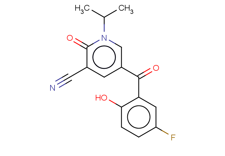 5-(5-fluoro-2-hydroxybenzoyl)-2-oxo-1-(propan-2-yl)-1,2-dihydropyridine-3-carbonitrile