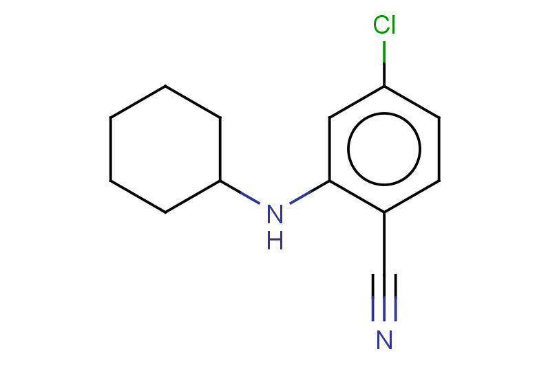 4-chloro-2-(cyclohexylamino)benzonitrile