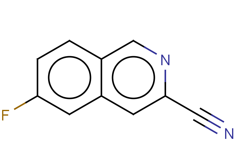 6-fluoroisoquinoline-3-carbonitrile