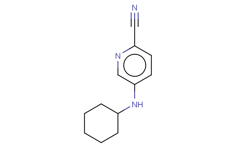 5-(cyclohexylamino)pyridine-2-carbonitrile