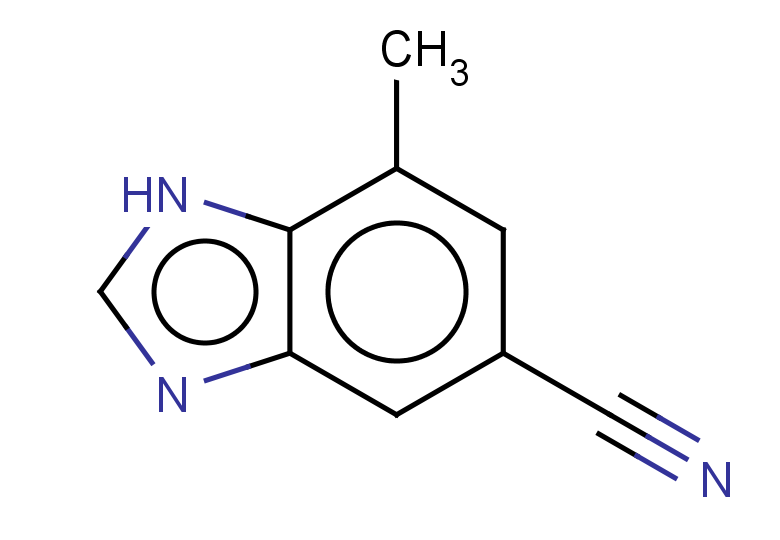 7-methyl-1H-1,3-benzodiazole-5-carbonitrile