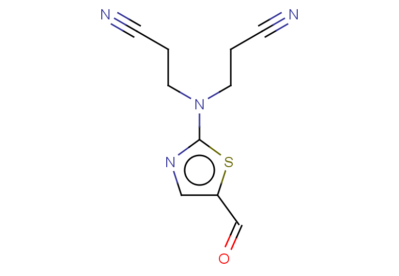 3-[(2-cyanoethyl)(5-formyl-1,3-thiazol-2-yl)amino]propanenitrile