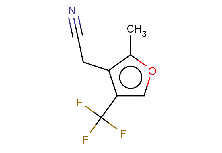 2-[2-methyl-4-(trifluoromethyl)furan-3-yl]acetonitrile