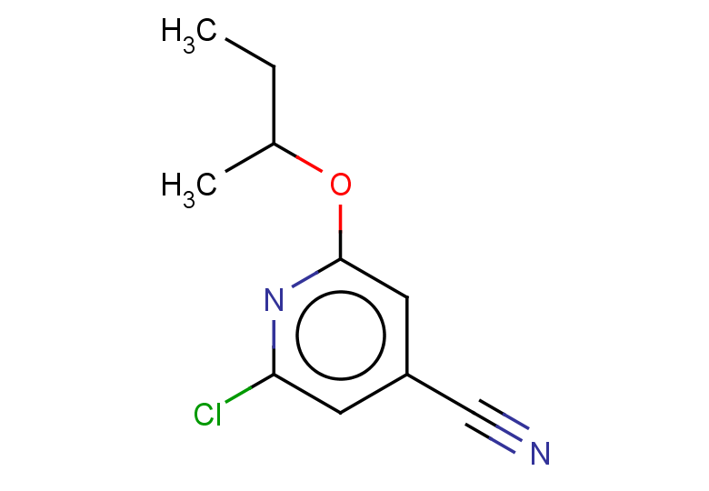 2-(butan-2-yloxy)-6-chloropyridine-4-carbonitrile