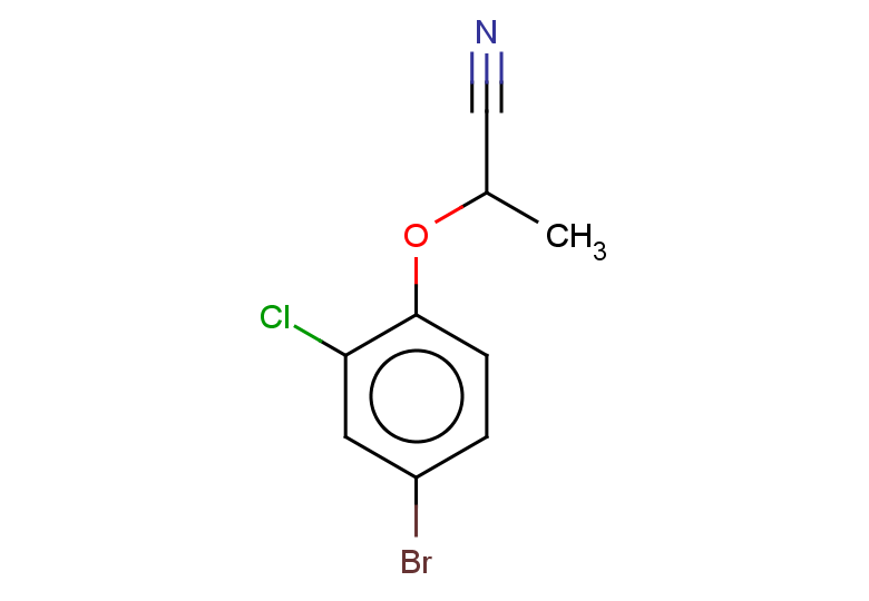 2-(4-bromo-2-chlorophenoxy)propanenitrile