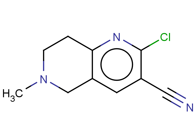 2-chloro-6-methyl-5,6,7,8-tetrahydro-1,6-naphthyridine-3-carbonitrile