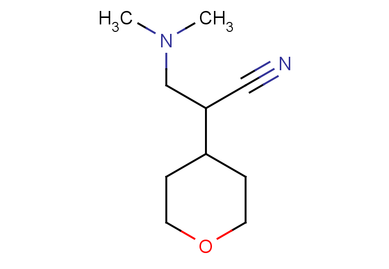 3-(dimethylamino)-2-(oxan-4-yl)propanenitrile