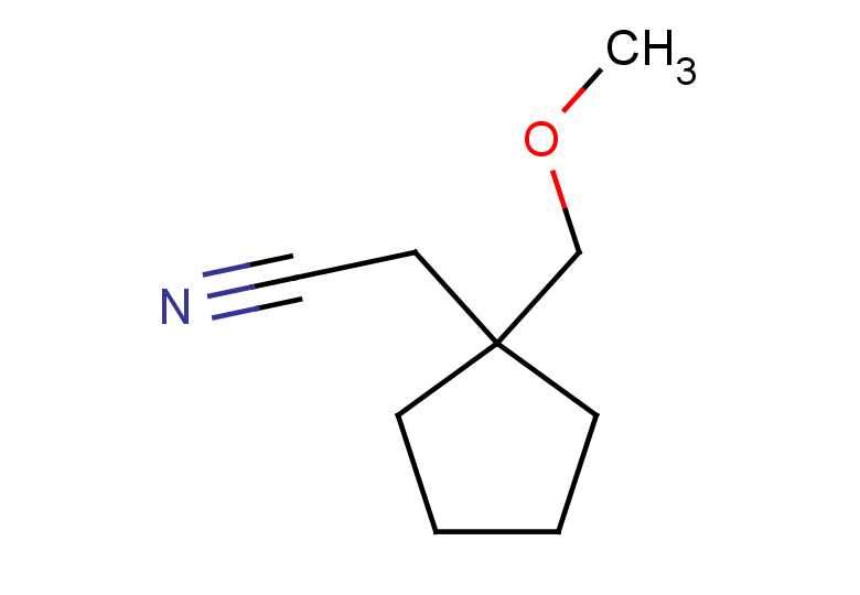 2-[1-(methoxymethyl)cyclopentyl]acetonitrile