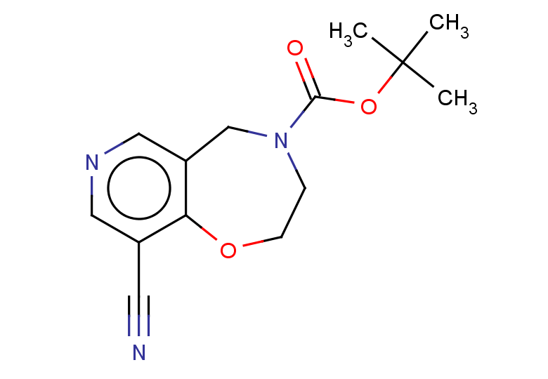 tert-butyl 9-cyano-2H,3H,4H,5H-pyrido[3,4-f][1,4]oxazepine-4-carboxylate