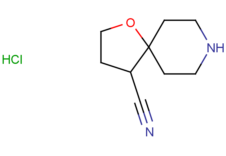 1-oxa-8-azaspiro[4.5]decane-4-carbonitrile hydrochloride