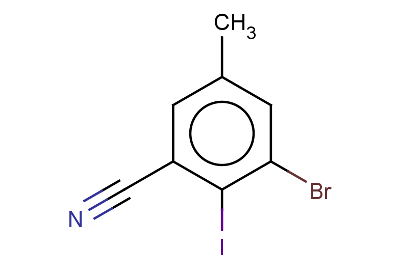 3-bromo-2-iodo-5-methylbenzonitrile